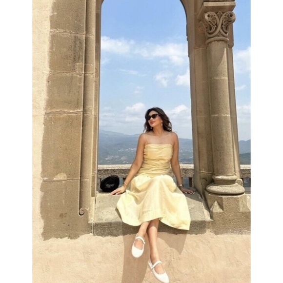 Zara Draped Midi Dress - Picture 9 of 16